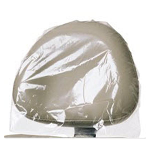 Cover Headrest 11 in x 9.5 in Clear Plastic 250/Bx, 12 BX/CA